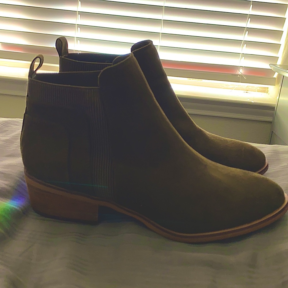 MIA ankle boots hunter green suede